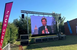 Fans zone pour les jeux olympiques de Paris 2026