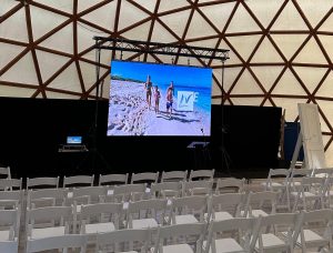 Ecran dalles leds de 12m² avec assistance technique