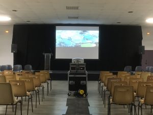 Installation scène évènement corporate dans le Vaucluse par Disco Prod