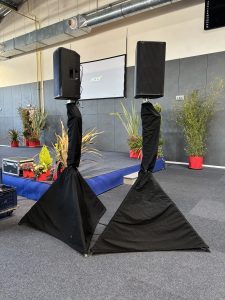 Installation enceintes par Disco Prod