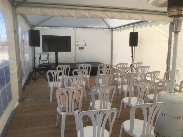 sonorisation evenement entreprise chapiteau disco prod